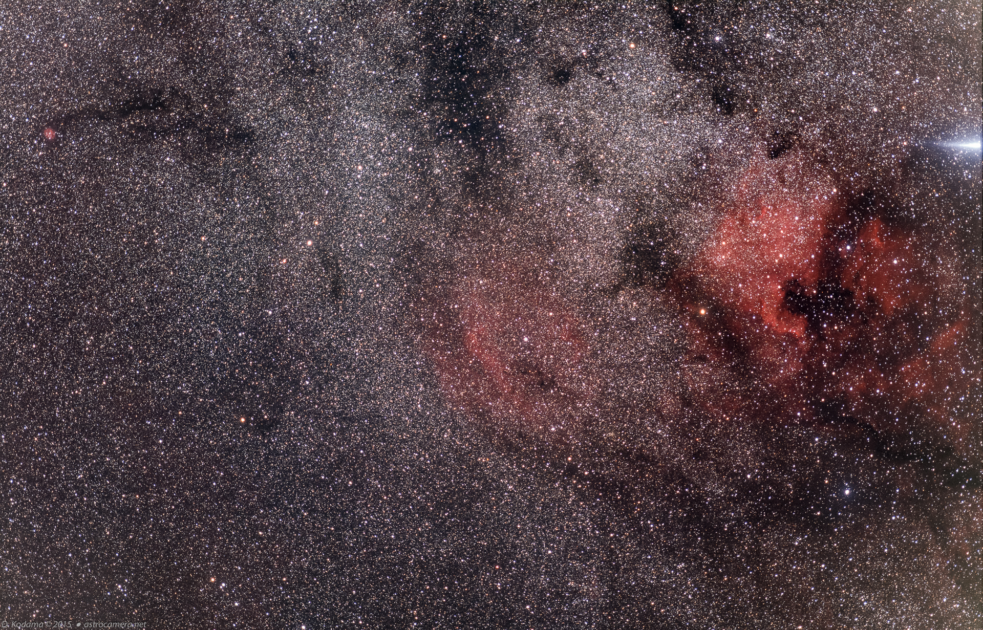 Cocoon to North America Nebula - 13 June 2015