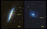 Messier Supernovae