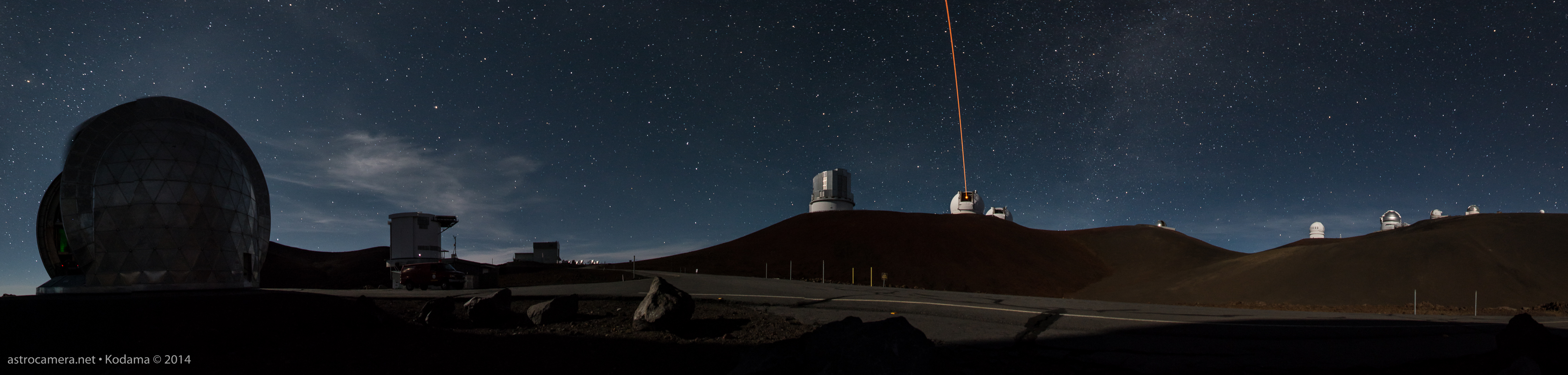 Mauna Kea Observatories Panorama
