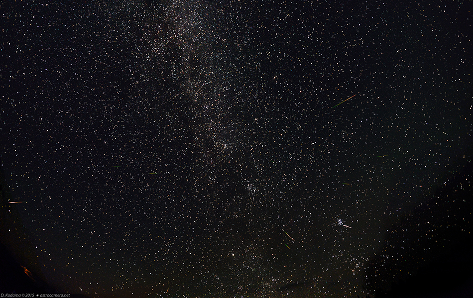 Perseid Meteor Shower 2015 (Composite)