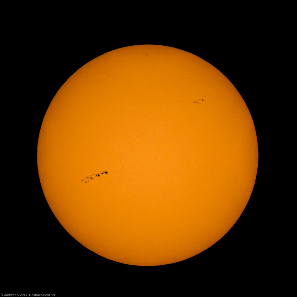 Sunspots - 1 Nov. 2015